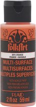 Multi-surface Acrylverf - 2975 Orange - Folkart - 59 ml