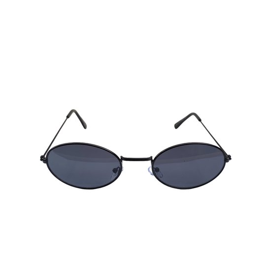 Joboly Ovale Zonnebril - Zwart Frame - Zwarte Lenskleur - Dames en Heren