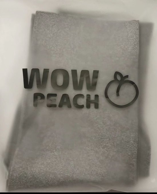 Wow Peach - Stretch Fitness & Yoga Legging - Butt-lift - Sportlegging - Work Out - Squat proof - High Waist - Comfort - Light Grey - Size: X-Large van Wow Peach — afbeelding 4