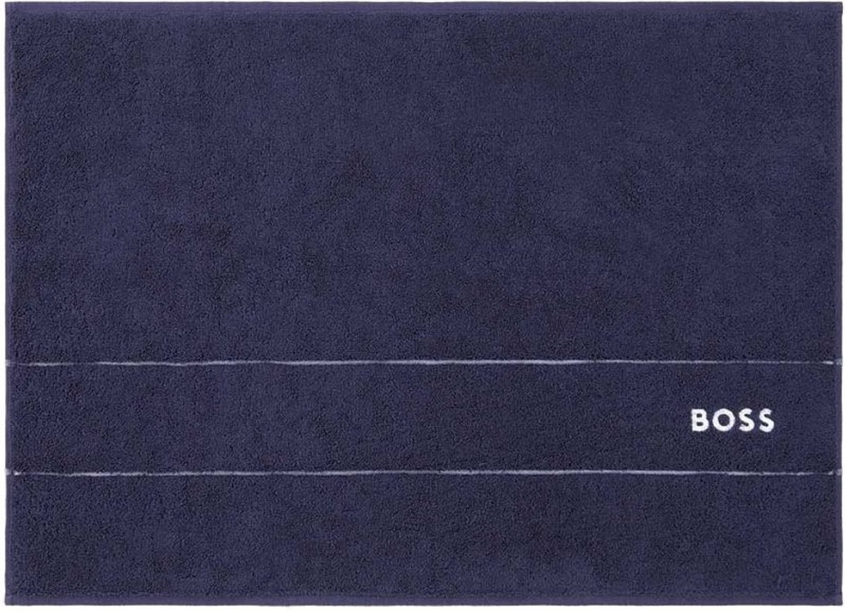 Hugo Boss badmat - Plain - Navy - 50x70 cm