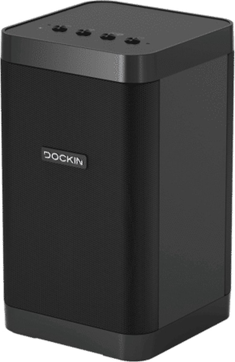 Dockin D Cube - Draagbare Bluetooth Speaker - Draadloos - Partybox - Draagbaar - Krachtig - aptX - Stereo Link Functie - USB - Aux / 3.5mm jack - Koppelbaar - Portable Speaker
