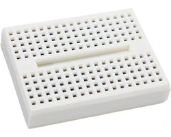 OTRONIC® Mini Breadboard 170 gaats voor prototyping Wit zonder koppeling