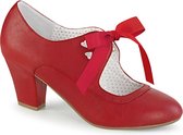 Pin Up Couture - WIGGLE-32 Pumps - US 12 - 42 Shoes - Rood