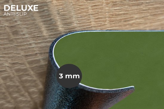 Placemats Set van 6 30 x 45 cm groen zwart geometrie