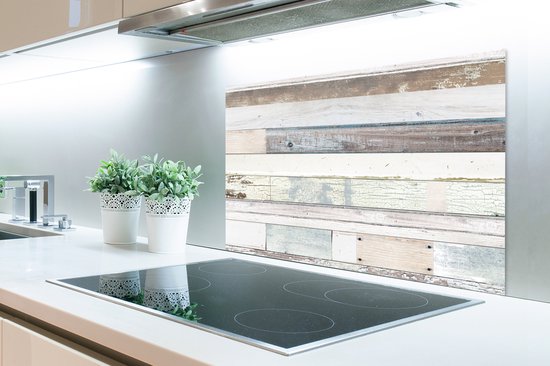 KitchenYeah© Spatscherm Keuken 90x60 cm Kookplaat Achterwand Beschermer Muur Spatwand Fornuis Aluminium Hittebestendig - Steen - Antraciet - Donker Grijs - Steenstructuur