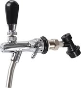 Biertap Kraan - Tapkraan - Verstelbaar - Chrome Plating - Universeel - Bier Tappen - RVS - Restaurant & Cafe