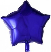 folieballon ster paars 46 cm
