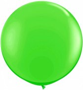 ballon XL rond 90 cm latex appelgroen