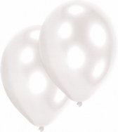 ballonnenset Pearl 27,5 cm latex wit 25 stuks