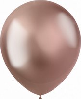 ballonnen 33 cm latex rosÃ©goud 50 stuks
