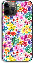 Case Company® - iPhone 12 Pro Max hoesje - Little Flowers - Biologisch Afbreekbaar Telefoonhoesje - Bescherming alle Kanten en Schermrand