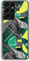 Case Company® - Samsung Galaxy S21 Ultra hoesje - Fantasie jungle - Soft Cover Telefoonhoesje - Bescherming aan alle Kanten en Schermrand