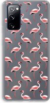 Case Company® - Samsung Galaxy S20 FE / S20 FE 5G hoesje - Flamingo - Soft Cover Telefoonhoesje - Bescherming aan alle Kanten en Schermrand