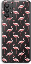 Case Company® - Samsung Galaxy A32 4G hoesje - Flamingo - Soft Cover Telefoonhoesje - Bescherming aan alle Kanten en Schermrand