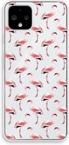 Case Company® - Google Pixel 4 hoesje - Flamingo - Soft Cover Telefoonhoesje - Bescherming aan alle Kanten en Schermrand