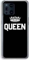 Case Company® - OPPO Find X3 Pro hoesje - Queen zwart - Soft Cover Telefoonhoesje - Bescherming aan alle Kanten en Schermrand