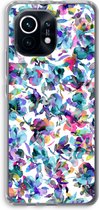 Case Company® - Xiaomi Mi 11 hoesje - Hibiscus Flowers - Soft Cover Telefoonhoesje - Bescherming aan alle Kanten en Schermrand