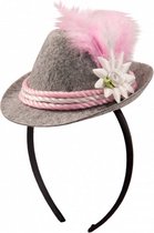 tiara Trilby grijs/roze one-size
