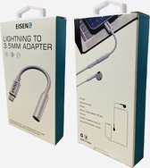 EisenZ Lightning naar 3.5MM Jack Adapter | 3.5 mm Jack Apple iPhone adapter |