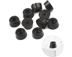 FSW-Products - 4 Stuks Rubberen Voetjes - Onderzetters en Stootdopjes - Rubber Deurstopper - Meubelonderzetter - Trillingsdempers - Antislip Bescherming - 12 x 8 x 7 mm
