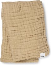 Elodie Kreukel Baby deken - Knuffeldeken - Dekentje - Dekentjes - Dekens -Hydrofiele doeken - Pure Khaki (120x120cm)