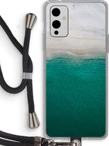 Case Company® - OnePlus 9 hoesje met Koord - Stranded - Telefoonhoesje met Zwart Koord - Bescherming aan alle Kanten en Over de Schermrand