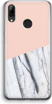 Case Company® - Huawei P Smart (2019) hoesje - A touch of peach - Soft Cover Telefoonhoesje - Bescherming aan alle Kanten en Schermrand