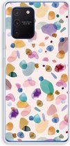 Case Company® - Samsung Galaxy Note 10 Lite hoesje - Terrazzo Memphis - Soft Cover Telefoonhoesje - Bescherming aan alle Kanten en Schermrand