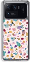 Case Company® - Xiaomi Mi 11 Ultra hoesje - Terrazzo Memphis - Soft Cover Telefoonhoesje - Bescherming aan alle Kanten en Schermrand