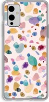 Case Company® - OnePlus 9 hoesje - Terrazzo Memphis - Soft Cover Telefoonhoesje - Bescherming aan alle Kanten en Schermrand