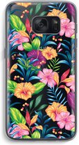 Case Company® - Samsung Galaxy S7 hoesje - Tropisch 2 - Soft Cover Telefoonhoesje - Bescherming aan alle Kanten en Schermrand