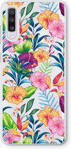 Case Company® - Samsung Galaxy A70 hoesje - Tropisch 2 - Soft Cover Telefoonhoesje - Bescherming aan alle Kanten en Schermrand