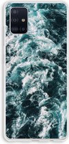 Case Company® - Samsung Galaxy A51 4G hoesje - Zee golf - Soft Cover Telefoonhoesje - Bescherming aan alle Kanten en Schermrand