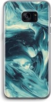 Case Company® - Samsung Galaxy S7 Edge hoesje - Dreaming About Whales - Soft Cover Telefoonhoesje - Bescherming aan alle Kanten en Schermrand