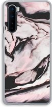 Case Company® - OnePlus Nord hoesje - Roze stroom - Soft Cover Telefoonhoesje - Bescherming aan alle Kanten en Schermrand