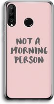 Case Company® - Huawei P30 Lite hoesje - Morning person - Soft Cover Telefoonhoesje - Bescherming aan alle Kanten en Schermrand