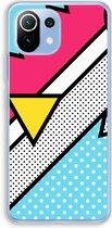 Case Company® - Xiaomi Mi 11 Lite hoesje - Pop Art #3 - Soft Cover Telefoonhoesje - Bescherming aan alle Kanten en Schermrand