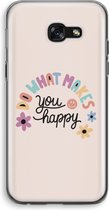 Case Company® - Samsung Galaxy A5 (2017) hoesje - Happy days - Soft Cover Telefoonhoesje - Bescherming aan alle Kanten en Schermrand