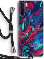 Case Company® - Oppo A91 hoesje met Koord - Pilgrims Of The Sea - Telefoonhoesje met Zwart Koord - Bescherming aan alle Kanten en Over de Schermrand