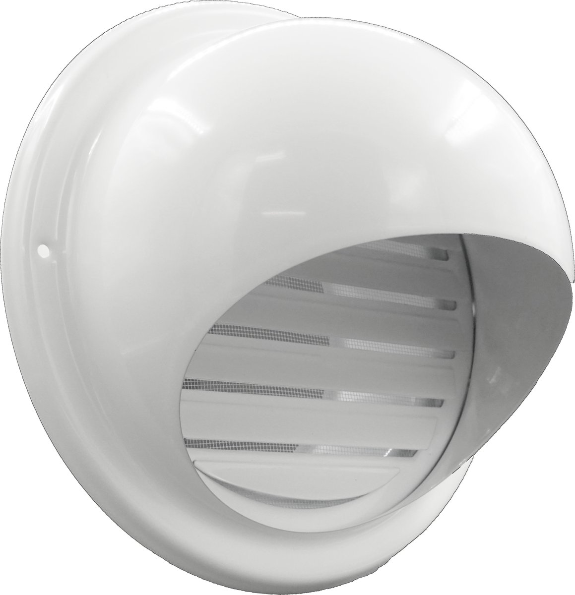 WEHA bolrooster Ø125mm RVS 275 m³/h - wit (20300125 W)