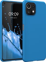 kwmobile telefoonhoesje voor Xiaomi 11 Lite (5G) NE / Mi 11 Lite (5G) - Hoesje voor smartphone - Back cover in rifblauw