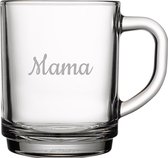 Gegraveerde theeglas 25,5cl Mama