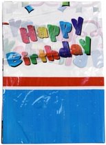 tafelkleed Happy Birthday 130 x 180 cm