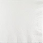 servetten 33 x 33 cm papier wit 20 stuks