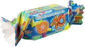 cadeauverpakking 40 jaar 20 cm karton blauw