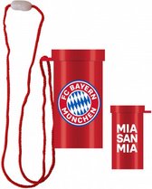 mini-hoorn FC Bayern MÃ¼nchen 7,5 x 4,5 cm rood