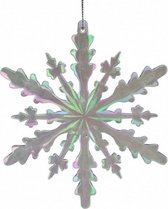 hangfiguur vlok 13 cm acryl zilver