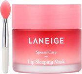 Mini Laneige Lip Sleeping Mask Lipmasker + Brush