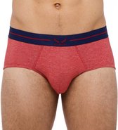 Slip - Bluebuck - Coton bio et Seaqual - Ceinture élastiquée - Rouge - Taille S