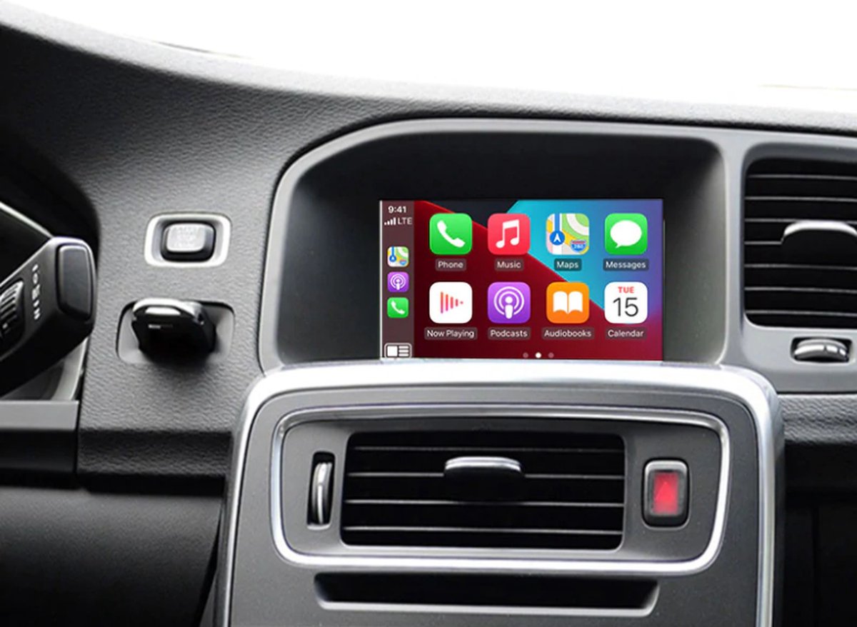 Wireless Carplay en Android auto interface OEM navigatie upgrade voor o.a. Volvo S60 XC60 en V40